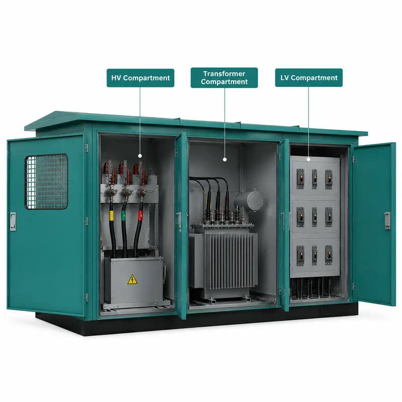 4000 / 5000 kVA 25–35 kV Oil-type Compact Box Substation — detail 2