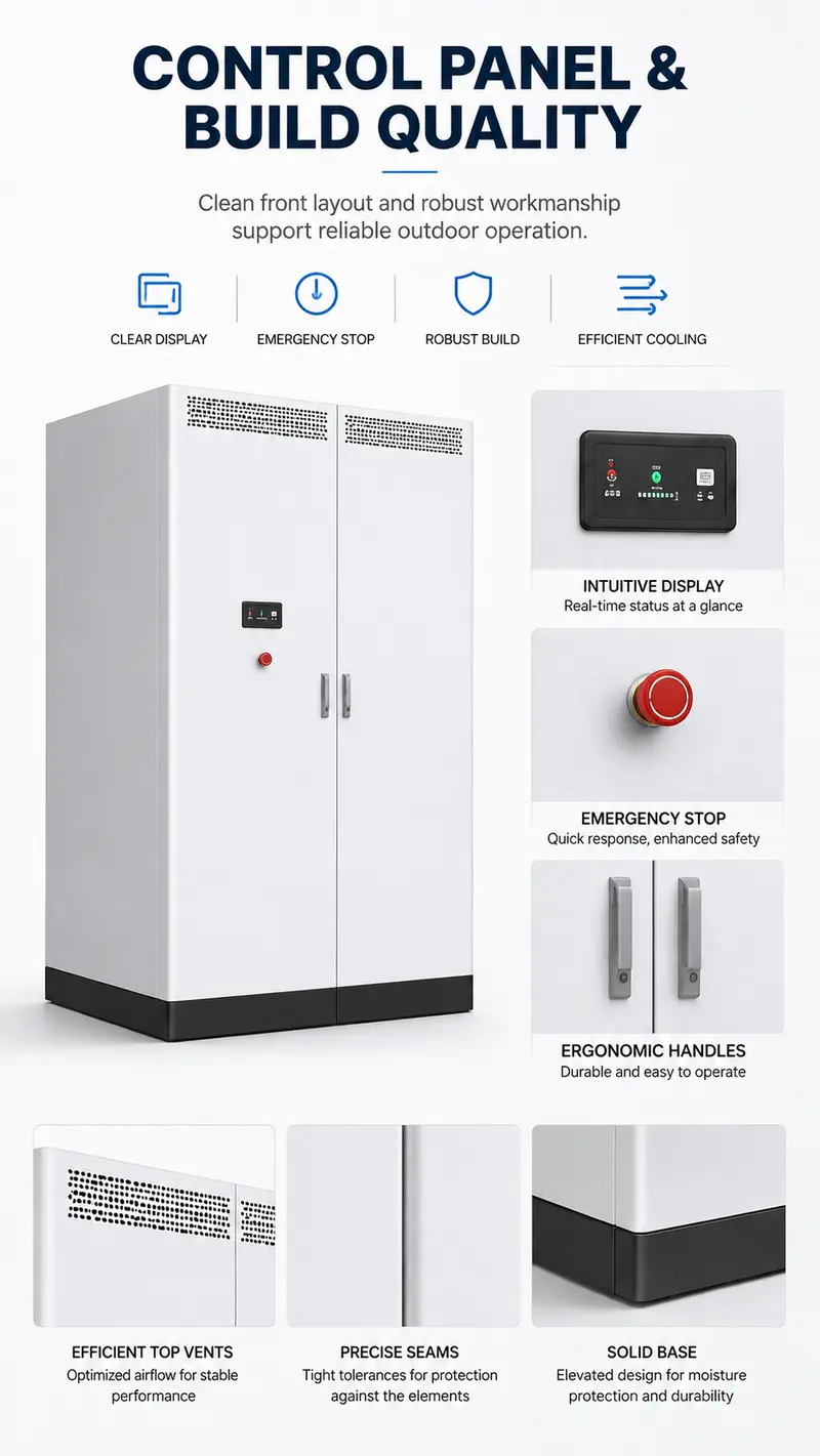 90kW / 266kWh Outdoor All-in-One Liquid-Cooled Storage Cabinet — detail 3