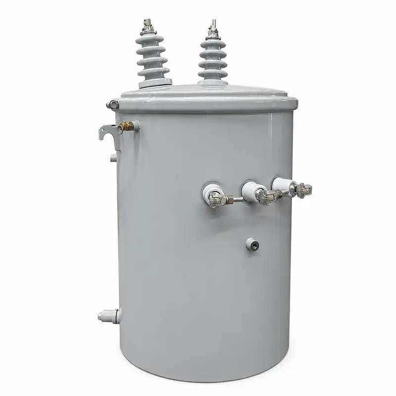 25–250 kVA Single-Phase Oil-Filled Pole-Mounted Transformer — product view