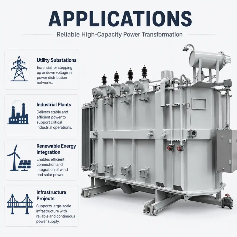 20–50 MVA On-Load Tap-Changer Power Transformer, 110–115 kV Class — detail 3